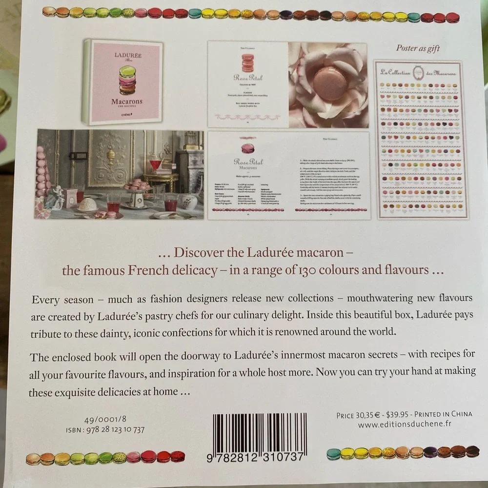 Ladure’e Madison Fonde’e en 1862 Macarons Recipe Book Chene